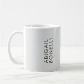Professioneller minimalistischer moderner einfache kaffeetasse (Links)