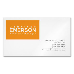 Professioneller minimalistischer moderner einfache magnetische visitenkarte