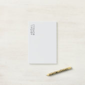 Professioneller minimalistischer moderner einfache post-it klebezettel (Auf Schreibtisch)