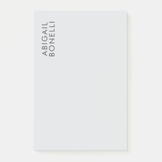 Professioneller minimalistischer moderner einfache post-it klebezettel (Vorderseite)