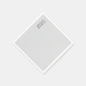Professioneller minimalistischer moderner einfache serviette (Ecke)