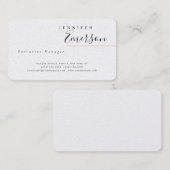 Professioneller minimalistischer moderner einfache visitenkarte (Vorne/Hinten)