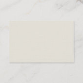 Professioneller minimalistischer moderner einfache visitenkarte (Rückseite)