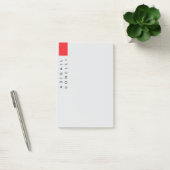Professioneller minimalistischer moderner einfarbi post-it klebezettel (Büro)