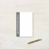 Professioneller minimalistischer moderner, fetter post-it klebezettel (Auf Schreibtisch)