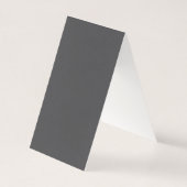 Professioneller minimalistischer moderner fetter T Visitenkarten (Rückseite)
