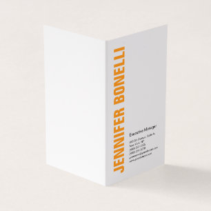 Professioneller minimalistischer moderner, kräftig visitenkarten