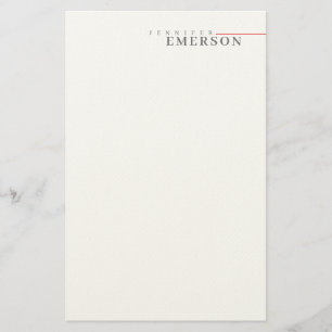 Professioneller minimalistischer moderner Plain-St Briefpapier