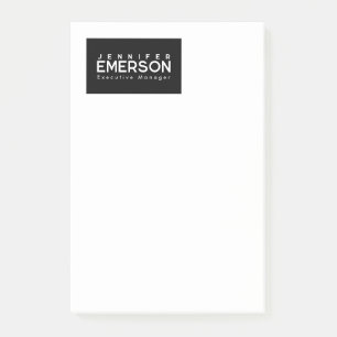Professioneller minimalistischer moderner schlicht post-it klebezettel