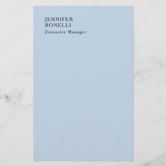 Professioneller minimalistischer moderner trendige briefpapier (Vorderseite)
