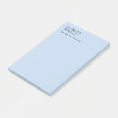 Professioneller minimalistischer moderner trendige post-it klebezettel (angewinkelt)