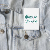 Professioneller minimalistischer Name mit persönli Button (Insitu)