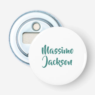 Professioneller minimalistischer Name mit persönli Flaschenöffner