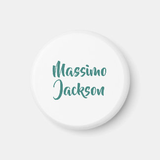 Professioneller minimalistischer Name mit persönli Magnet
