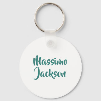 Professioneller minimalistischer Name mit persönli Schlüsselanhänger