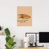 Professioneller Mitbewohner Null Miete Bartagame K Poster (Heimbüro)