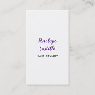 Professioneller moderner handschriftlicher Hairsty Visitenkarte