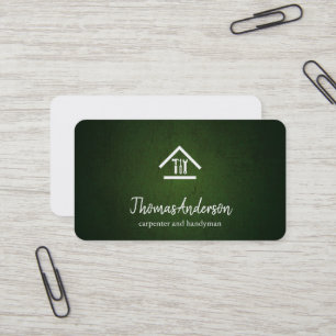 Professioneller moderner Handwerker für Hausrepara Visitenkarte