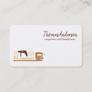 Professioneller moderner Heimwerker für Hausrepara Visitenkarte