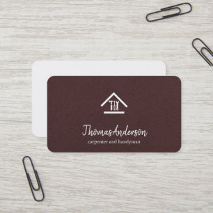 Professioneller moderner Heimwerker für Hausrepara Visitenkarte