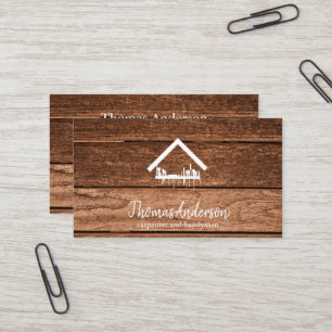 Professioneller moderner Heimwerker für Hausrepara Visitenkarte