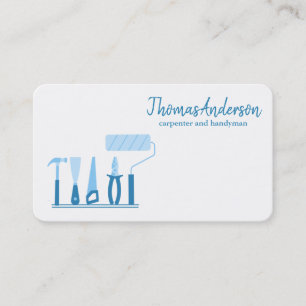 Professioneller moderner Heimwerker für Hausrepara Visitenkarte