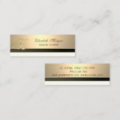 Professioneller Moderner Luxus Elegant Mini Visitenkarte (Vorne/Hinten)