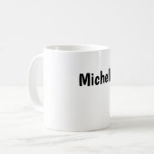 Professioneller moderner minimalistischer einfache kaffeetasse (Vorderseite Links)