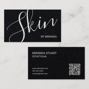 Professioneller moderner Skript-Esthetiker Visitenkarte