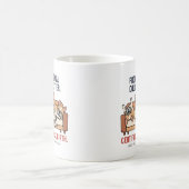 Professioneller Napping-Experte Französische Bulld Kaffeetasse (Mittel)