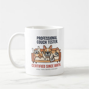 Professioneller Napping-Experte Französische Bulld Kaffeetasse