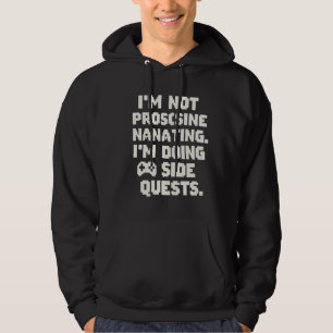 Professioneller Nebenquester Lustiger Gamer  Hoodie