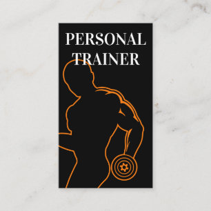 Professioneller persönlicher Fitnesstrainer Visitenkarte