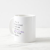 Professioneller Problemlöser im One-Equation-Style Kaffeetasse (Vorderseite Links)