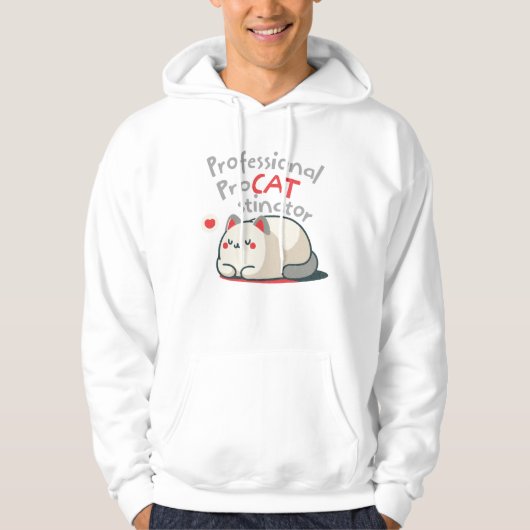 Professioneller ProCatstinator Hoodie (Vorderseite)