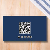 Professioneller QR-Code Fluglehrer für Luftfahrt Visitenkarte