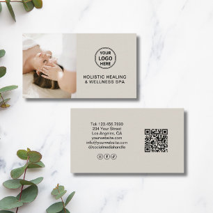 Professioneller QR-Code Holistischer Gesundheits-T Visitenkarte