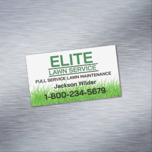 Professioneller Rasen-Service Magnetische Visitenkarte