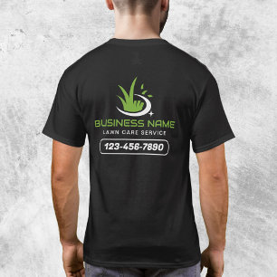 Professioneller Rasenpflege-Logo-Landschaftsservic T-Shirt