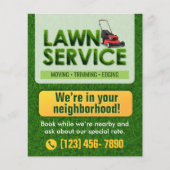 Professioneller Rasenpflege-Service-Flyer Flyer (Vorne)
