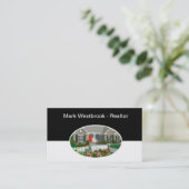 Professioneller Real Anwesen Agent Visitenkarte (Stehend Vorderseite)