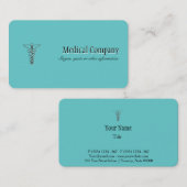 professioneller sauberer, ernster, eleganter, visitenkarte (Vorne/Hinten)