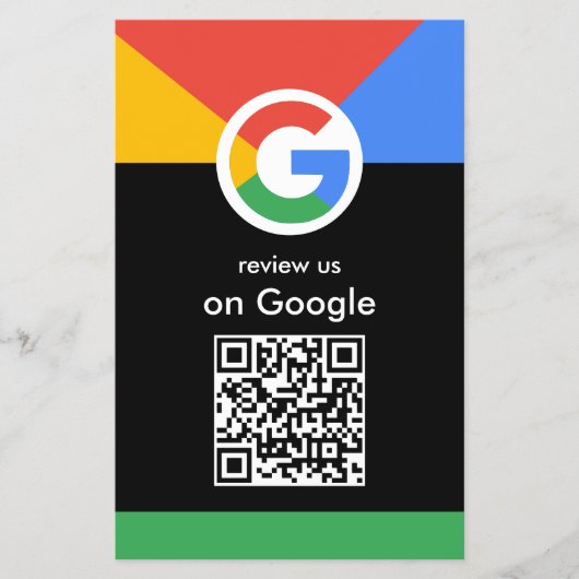 Professioneller Scan, um Google-QR-Code Geschäft z Flyer (Vorne)