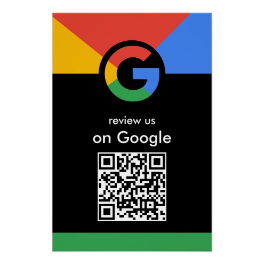 Professioneller Scan, um Google-QR-Code Geschäft z Poster (Vorderseite)