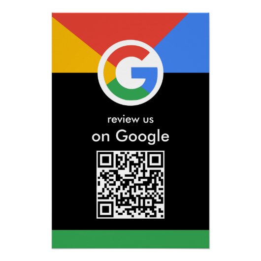 Professioneller Scan, um Google-QR-Code Geschäft z Poster (Vorderseite)