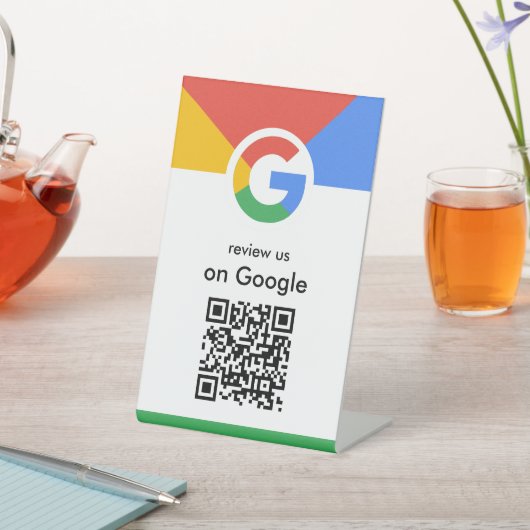 Professioneller Scan, um Google-QR-Code Geschäft z Sockelschild (In SItu)