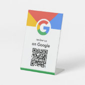 Professioneller Scan, um Google-QR-Code Geschäft z Sockelschild (Vorderseite)