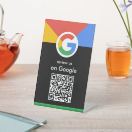 Professioneller Scan, um Google-QR-Code Geschäft z Sockelschild