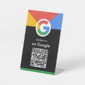 Professioneller Scan, um Google-QR-Code Geschäft z Sockelschild (Vorderseite)