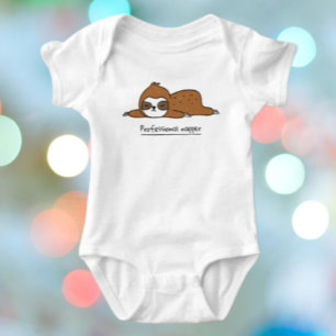 Professioneller Schläfer Faultier Lustiger Baby-Bo Baby Strampler